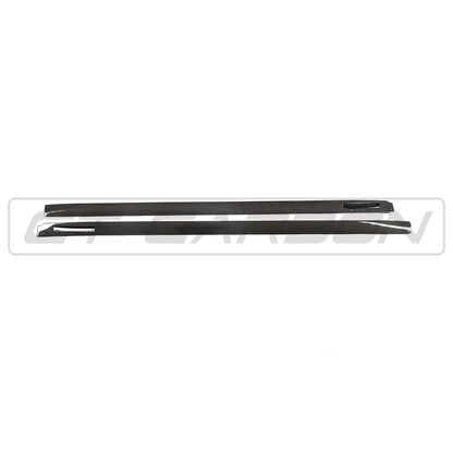 CT Carbon 3D Style Side Skirt Extensions for BMW X3 M/X4 M F97/F98 (2018-2021 Pre-LCI/Pre-Facelift) - Carbon Fibre Rocker Panels, Side Splitters, Sill/Rocker Extensions, Side Blades