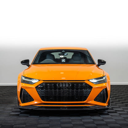 Audi RS7 C8 (2021+) Carbon Fibre/Fiber Body Kit by CT Design - Dry Carbon Aero/Lip Kit: Front Splitter, Side Skirts/Side Blades, Rear Diffuser/Valance, Boot/Trunk Lip Spoiler - Exterior Styling Upgrade