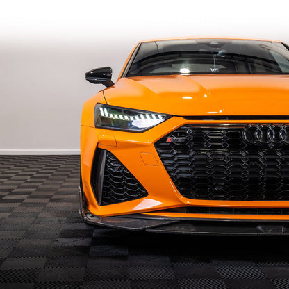 Audi RS7 C8 (2021+) Carbon Fibre/Fiber Body Kit by CT Design - Dry Carbon Aero/Lip Kit: Front Splitter, Side Skirts/Side Blades, Rear Diffuser/Valance, Boot/Trunk Lip Spoiler - Exterior Styling Upgrade