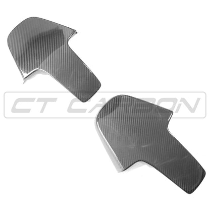 BMW G80 M3, G82/G83 M4, F90 M5, G42 2 Series Carbon Fibre/Fiber Rear Seat Backs – Seat Back Covers, Shells & Panels | CT Carbon Prepreg Gloss Interior Trim Upgrade | M Performance Style