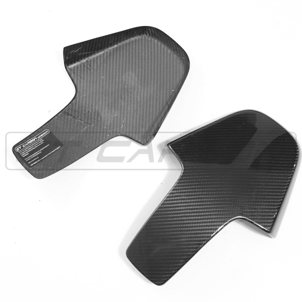 BMW G80 M3, G82/G83 M4, F90 M5, G42 2 Series Carbon Fibre/Fiber Rear Seat Backs – Seat Back Covers, Shells & Panels | CT Carbon Prepreg Gloss Interior Trim Upgrade | M Performance Style