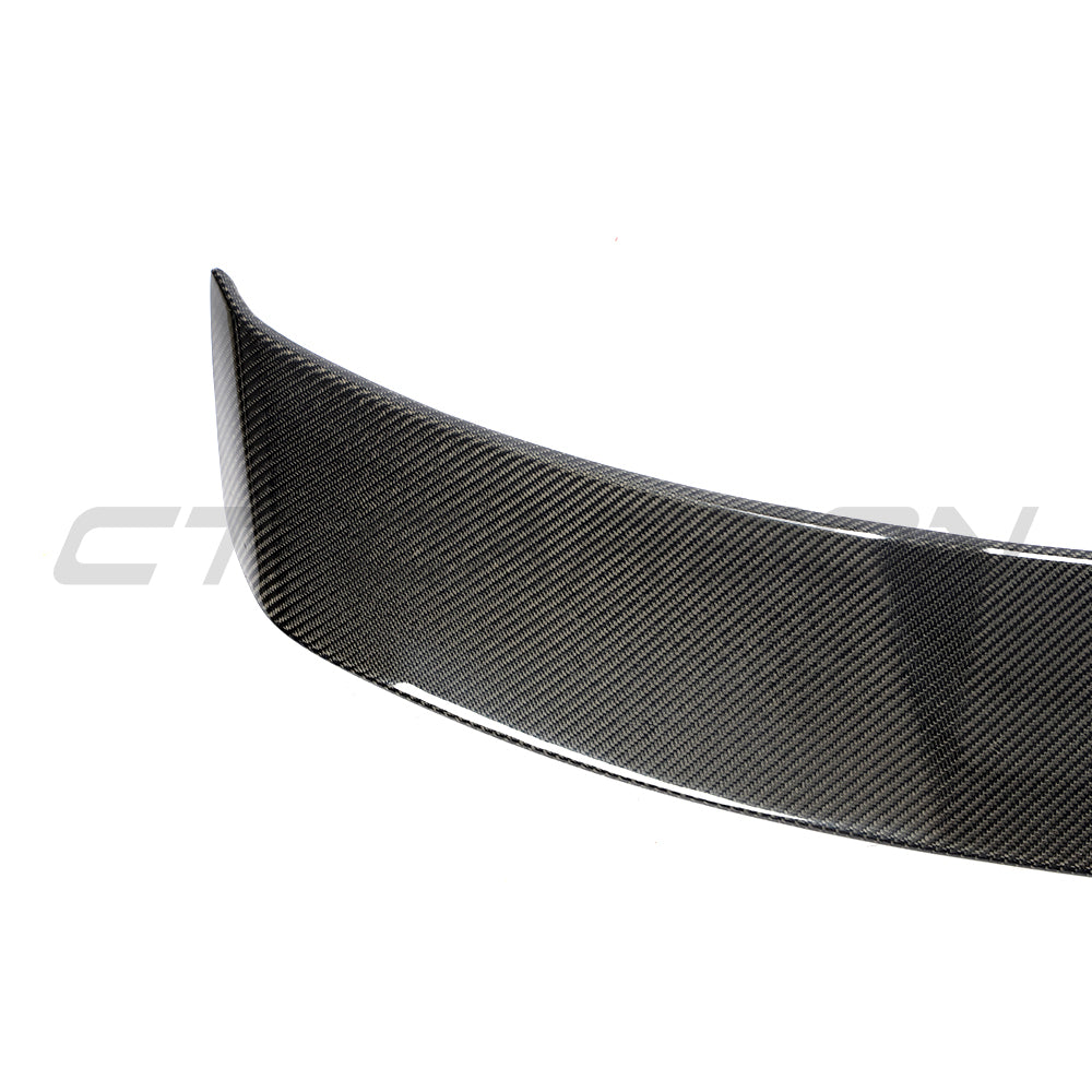 Audi TT/TTS 8S Mk3 2015–2020 Carbon Fibre (Fiber) Rear Spoiler Wing – Boot/Trunk Lip Spoiler Blade – CT Carbon – Fits Quattro