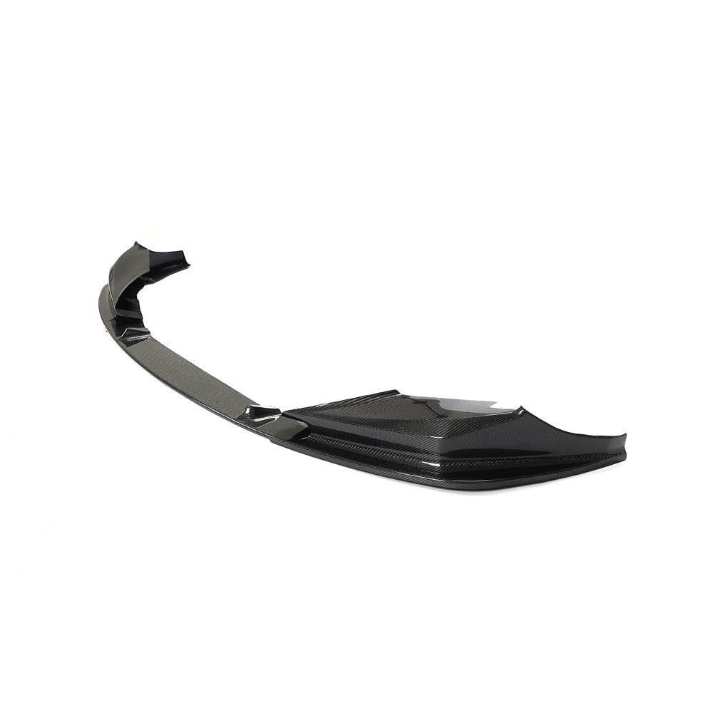 BMW M5 F90 LCI Facelift 2020-2024 Carbon Fibre/Carbon Fiber Front Lip Splitter | 3D Style Front Spoiler Chin Spoiler Bumper Lip | Fits M5 & M5 Competition (M5C) | Prepreg OEM+ CT Carbon