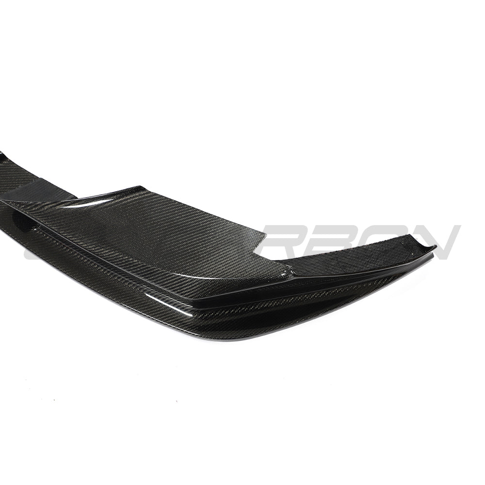 BMW M5 F90 LCI Facelift 2020-2024 Carbon Fibre/Carbon Fiber Front Lip Splitter | 3D Style Front Spoiler Chin Spoiler Bumper Lip | Fits M5 & M5 Competition (M5C) | Prepreg OEM+ CT Carbon