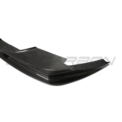 BMW M5 F90 LCI Facelift 2020-2024 Carbon Fibre/Carbon Fiber Front Lip Splitter | 3D Style Front Spoiler Chin Spoiler Bumper Lip | Fits M5 & M5 Competition (M5C) | Prepreg OEM+ CT Carbon