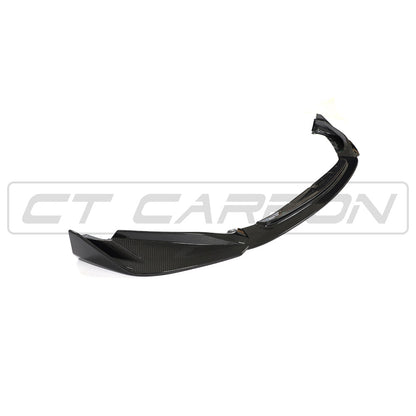 BMW M3 & M4 G80/G82/G83 CSL Style Carbon Fibre Front Lip Splitter Spoiler (Front Bumper Lip/Chin Spoiler) 2021+ | CT Carbon