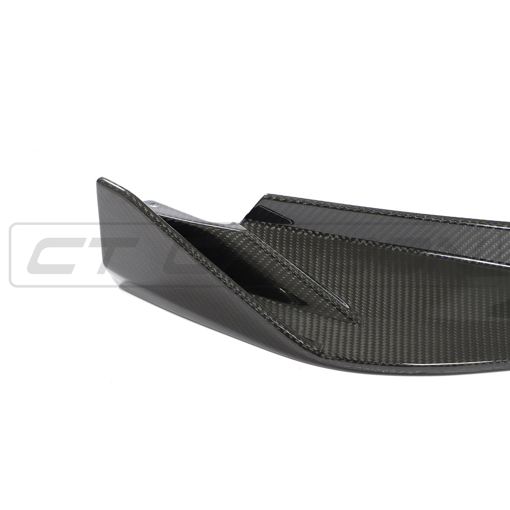 BMW M3 & M4 G80/G82/G83 CSL Style Carbon Fibre Front Lip Splitter Spoiler (Front Bumper Lip/Chin Spoiler) 2021+ | CT Carbon