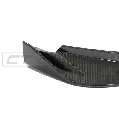 BMW M3 & M4 G80/G82/G83 CSL Style Carbon Fibre Front Lip Splitter Spoiler (Front Bumper Lip/Chin Spoiler) 2021+ | CT Carbon