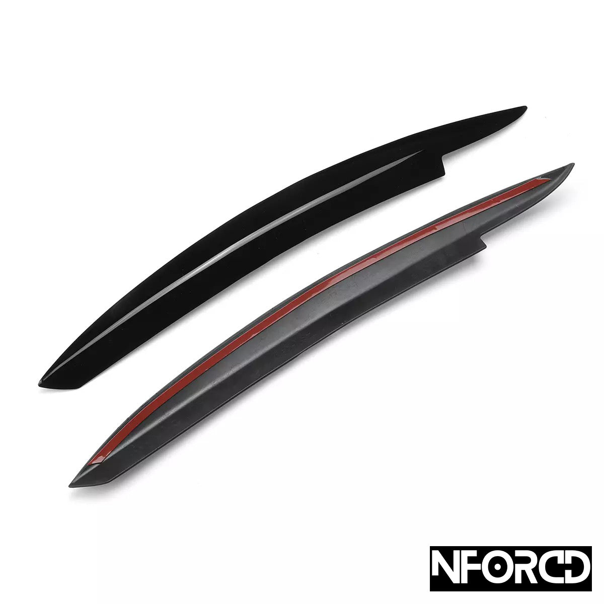 VW Volkswagen Golf Mk6 2009-2013 (Golf 6) Headlight Eyelids / Eyebrow Covers Stick-On Headlamp Brows Trim - Fits GTI R TSI TDI - Pair, Adhesive Included