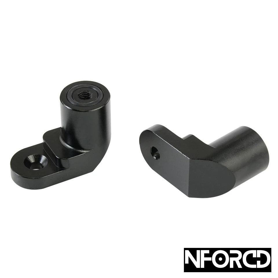 Ford Fiesta MK7/MK7.5 Spoiler Riser Kit - Rear Wing Lift Spacers/Shims Stand-Offs Angle Adjuster - Metal Bolt-On Boot Spoiler Lifter with Screws & Washers | Fits ST180 ST200 Zetec S ST-Line Titanium