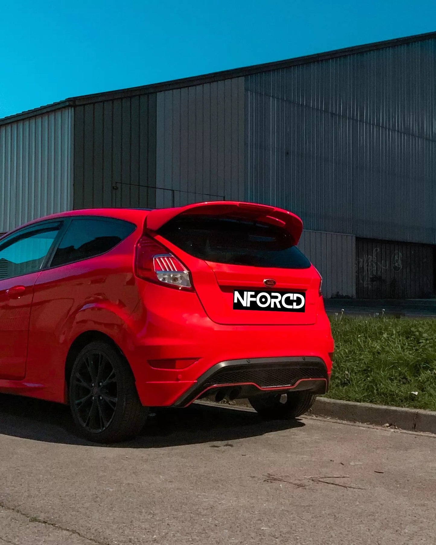 Ford Fiesta MK7/MK7.5 Spoiler Riser Kit - Rear Wing Lift Spacers/Shims Stand-Offs Angle Adjuster - Metal Bolt-On Boot Spoiler Lifter with Screws & Washers | Fits ST180 ST200 Zetec S ST-Line Titanium