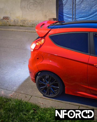 Ford Fiesta MK7/MK7.5 Spoiler Riser Kit - Rear Wing Lift Spacers/Shims Stand-Offs Angle Adjuster - Metal Bolt-On Boot Spoiler Lifter with Screws & Washers | Fits ST180 ST200 Zetec S ST-Line Titanium