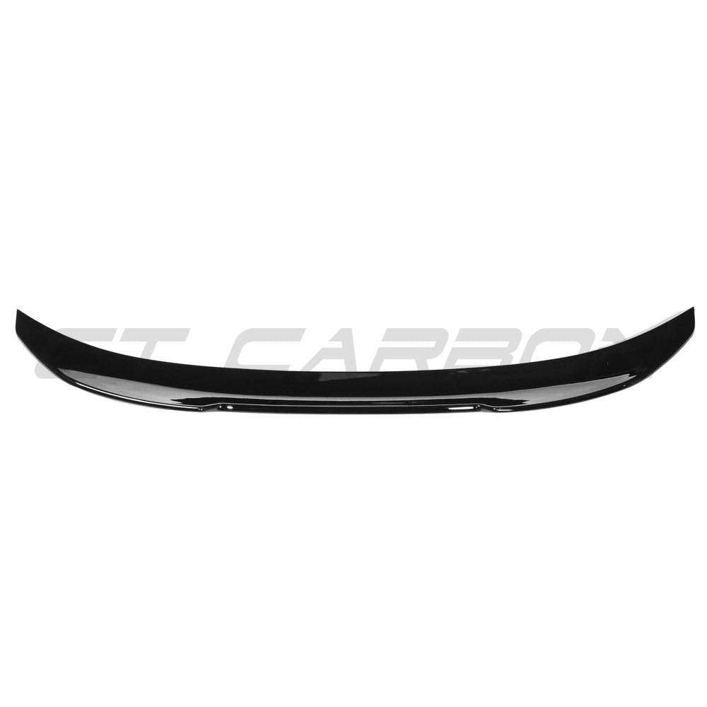 BMW 3 Series F30 Boot Lid/Trunk Lip Spoiler - Gloss Piano Black PS Style Rear Wing - Saloon/Sedan 2013-2019 - ABS - CT Carbon BLAK