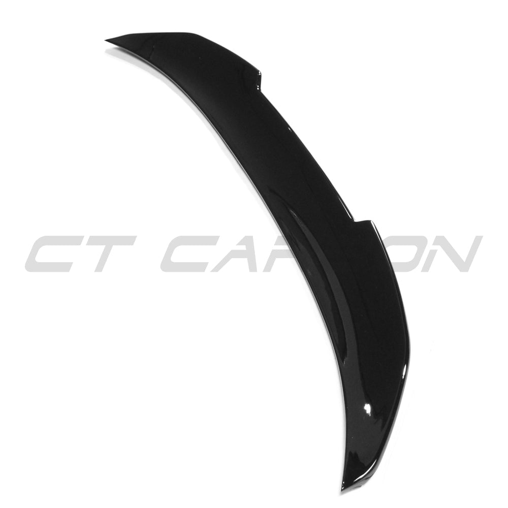 BMW 3 Series F30 Boot Lid/Trunk Lip Spoiler - Gloss Piano Black PS Style Rear Wing - Saloon/Sedan 2013-2019 - ABS - CT Carbon BLAK