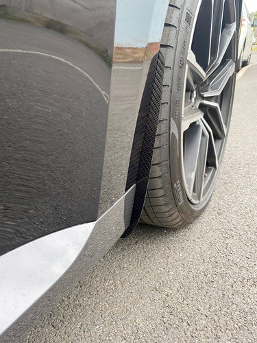 AP Design Carbon Fibre Wheel Arch Protectors Kit Front & Rear for BMW 2 Series G42 (M240i/M Sport) - Gloss Carbon Fender Guards/Arch Trims/Spats, Stone Chip Splash Shield Upgrade