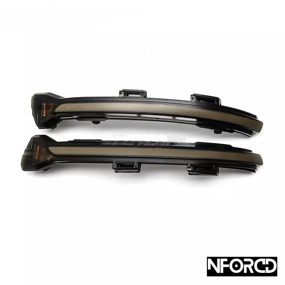 Volkswagen VW Golf MK7/MK7.5 Smoked Tinted LED Mirror/Side Indicators - Plug & Play Side Repeaters Upgrade (2012-2020)