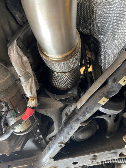 Osprey Performance BMW B58 Decat/Catless Downpipe (Cat Delete) with OEM-Style Heat Shield - Stainless