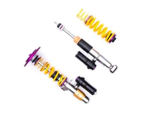 KW Clubsport 2-Way Coilovers for BMW M3 F80 & M4 F82 (F8x) | Adjustable Coilover Suspension Lowering Kit – Height, Compression & Rebound | Track Day / Fast Road | Inox-Line Stainless, Camber Plates/Top Mounts | 352208BB 352208AN