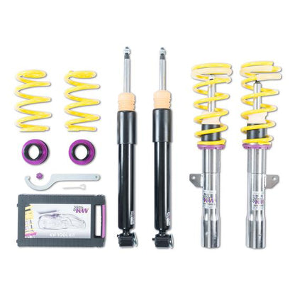 KW Suspension Street Comfort Coilover Kit for BMW 3 Series E46 (19982007)  Height Adjustable 1040mm, 16-Click Rebound, Stainless Inox-Line  Fits 316i 318i 320i 323i 325i 328i 318d 320d  18020051