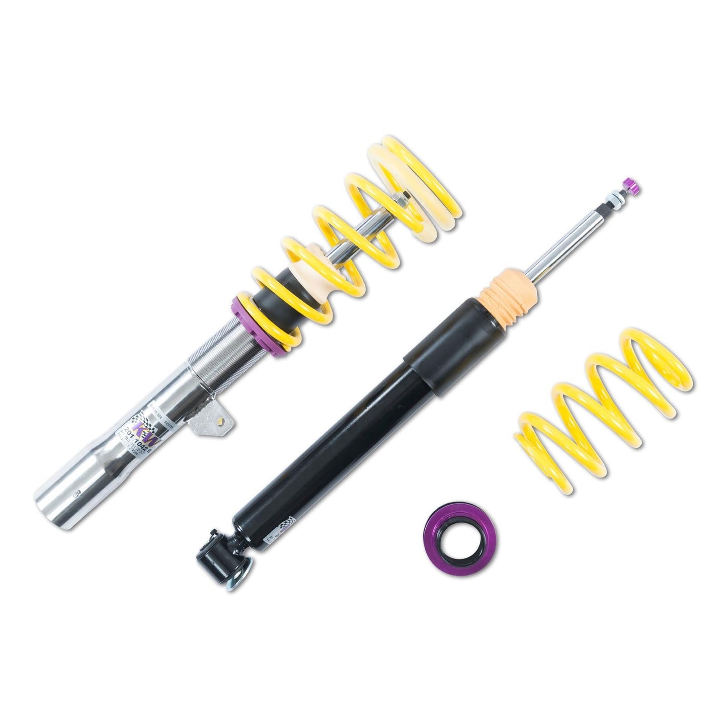 KW Street Comfort Coilover Kit for BMW 3 Series E91 Touring & E93 Convertible (20062013)  Height Adjustable, 16-Click Rebound, Inox-Line  Fits 320i 323i 328i 330i 335i, 320d 325d 330d  Part No. 18020033