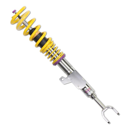 KW Street Comfort Coilover Kit for BMW F10 5 Series, F06 6 Series Gran Coupe, F01-F04 7 Series - EDC Delete Included - Height & Rebound Adjustable - Inox-Line - Part 18020090 (535i 550i 640i 650i 730i 740i 750i)