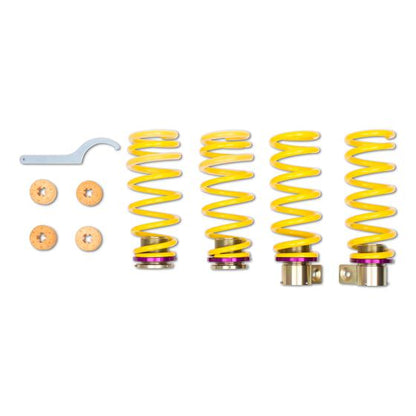 KW Suspension HAS Height Adjustable Lowering Springs Kit for BMW M6 F12 Convertible & F13 Coupe (M6 & M6 Competition, 2010-2018) – Ride Height Adjustable Drop Springs | EDC/Adaptive Damper OEM Shock Compatible | Coilover Alternative | Part No. 2532000W
