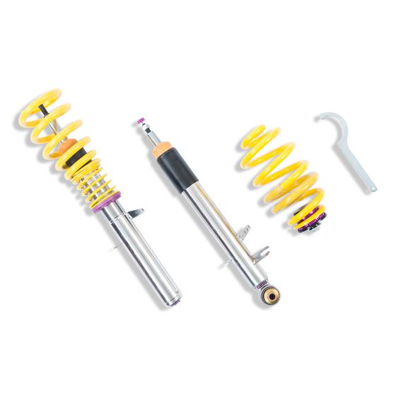 KW Variant 3 (V3) Coilover Kit for BMW X5 F15 (2013-2018) & X6 F16 (2014-2019) | Height Adjustable, Rebound & Compression Damping | Fits 25d 28i 30d 35i 40d 50i xDrive | Inox-Line Stainless Steel | Part No. 352200BJ