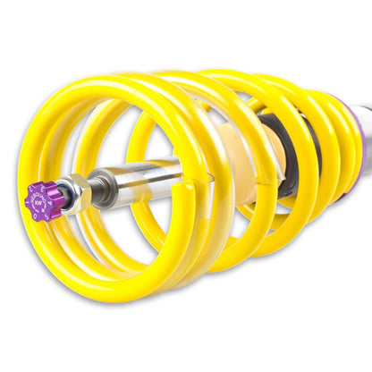 KW V2 Inox-Line Coilover Suspension Kit for BMW F-Series F20 F21 F22 F30 F32 (1/2/3/4 Series) - Height Adjustable, 16-Click Rebound - Stainless Steel Lowering Kit, Adjustable Dampers & Springs - Part 1522000D