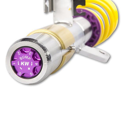 KW V3 Variant 3 Coilovers Suspension/Lowering Kit for BMW F20 F21 F22 F30 F32 (1 2 3 4 Series) - Height, Rebound & Compression Adjustable Shocks - Adaptive Suspension/EDC Delete Module Included - Electronic Damper Cancellation - Part No 3522000E