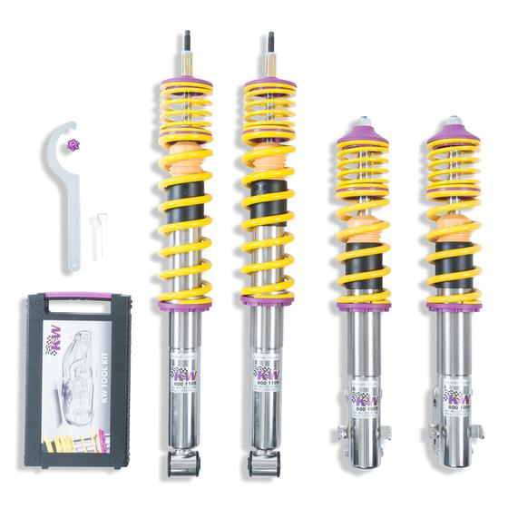 KW BMW F20 F21 F22 Variant 2 Coilover kit - Inc. Deactivation For Electronic Damper (Inc. M140ix, M240ix, 228ix, 230ix)