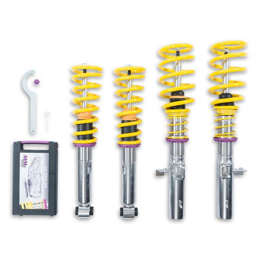 KW Suspension Variant 2 (V2) inox-line Coilover Kit for BMW X3 F25 (2010-2017) & X4 F26 (2013-2018) - 16-Click Rebound Adjustable, Height Adjustable Stainless Steel - Fits 20d 28d 30d 35d 20i 28i 35i, M40i - Part No 1522000Z