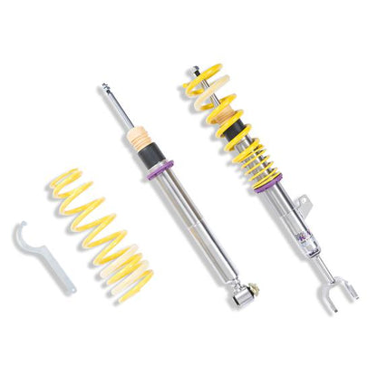 KW Variant 3 (V3) Coilovers Suspension Kit BMW 5 Series G30 Saloon/Sedan 2016-on, Height & 2-Way Damping Adjustable, Inox-Line Stainless Steel Lowering Shocks & Springs - Rear-Wheel Drive Only (Not xDrive) - Fits 518d 520d 520i 525d 530d 530i 540i