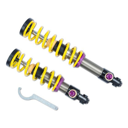 KW V4 Variant 4 3-Way Coilovers for BMW 8 Series G15 M8 & M8 Competition (2018+) - Height Adjustable Stainless Steel Suspension Kit, Adjustable Rebound/Compression, Performance Coilover Lowering Shocks & Springs - Fast Road & Track