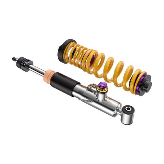 KW Variant 4 V4 Triple-Adjustable Coilovers for BMW M3 G80 & M4 G82 (2021+) – Height Adjustable Lowering Suspension Kit, 3-Way Rebound/Compression, EDC Delete/Adaptive Damper Cancel – M3/M4 Competition – 3A7200EB