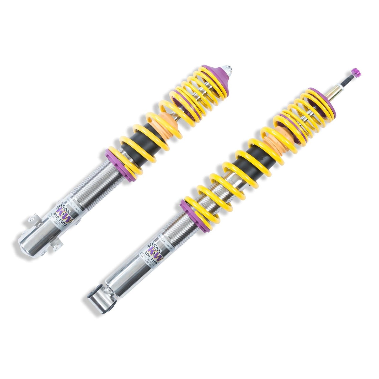 KW Suspension Variant 2 (V2) Inox-Line Stainless Steel Coilover Kit for BMW G21/G22 3 Series Touring & 4 Series Coupe - Height & Rebound Adjustable - Fits xDrive 320d/330i & 420d/430i - 152200CX