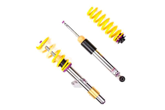 KW V3 Variant Inox-Line Coilover Suspension Lowering Kit for BMW 1 Series F20 F21 & 2 Series F22 F23 (F2x) xDrive AWD with EDC/Adaptive M Damping, Height & Damping Adjustable - 228i 230i M135i M140i M235i M240i (ix) - Part No 3522000N