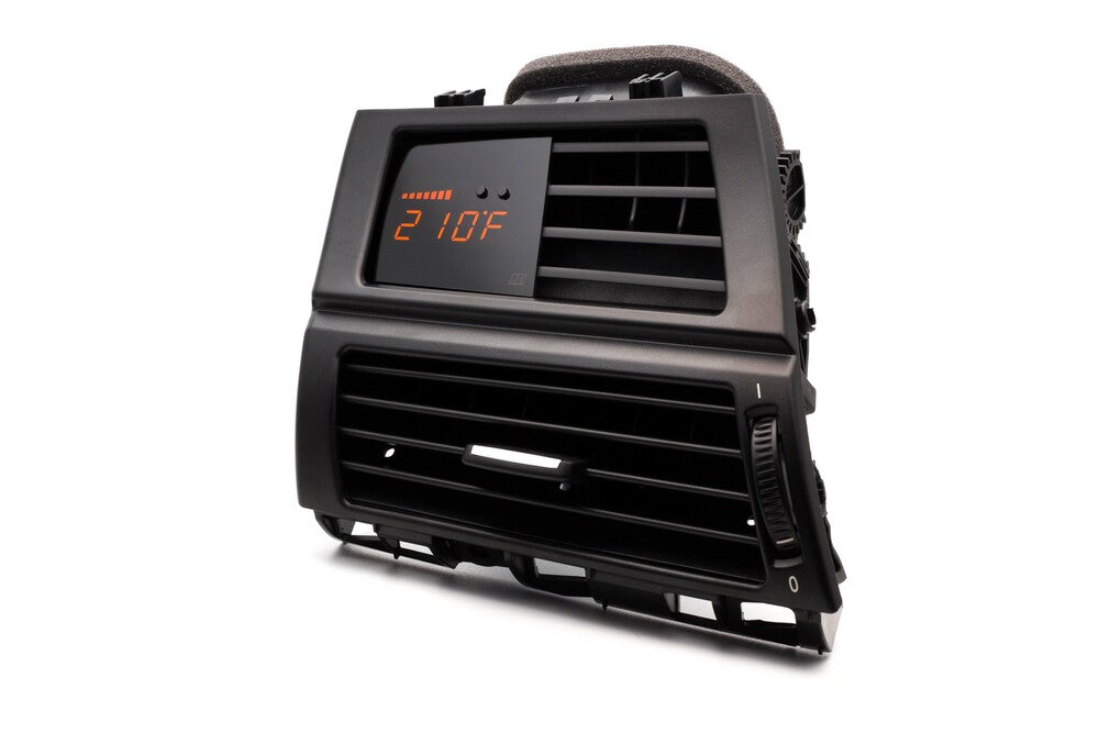 P3 V3 OBD2 Vent-Mount Digital Gauge for BMW X5 E70 & X6 E71 (2008-2013) - Plug & Play Multi Gauge/Performance Monitor | Turbo Boost, AFR/Lambda, IAT, RPM, Coolant, EGT | OEM Air Vent Pod | OBD Scan Tool & DTC Code Reader | Analog Boost Option