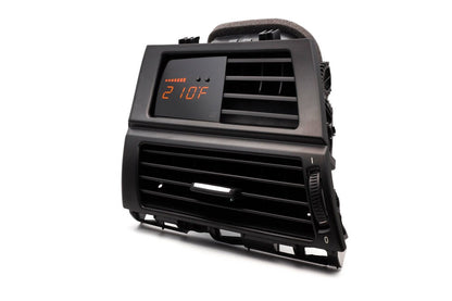 P3 V3 OBD2 Vent-Mount Digital Gauge for BMW X5 E70 & X6 E71 (2008-2013) - Plug & Play Multi Gauge/Performance Monitor | Turbo Boost, AFR/Lambda, IAT, RPM, Coolant, EGT | OEM Air Vent Pod | OBD Scan Tool & DTC Code Reader | Analog Boost Option