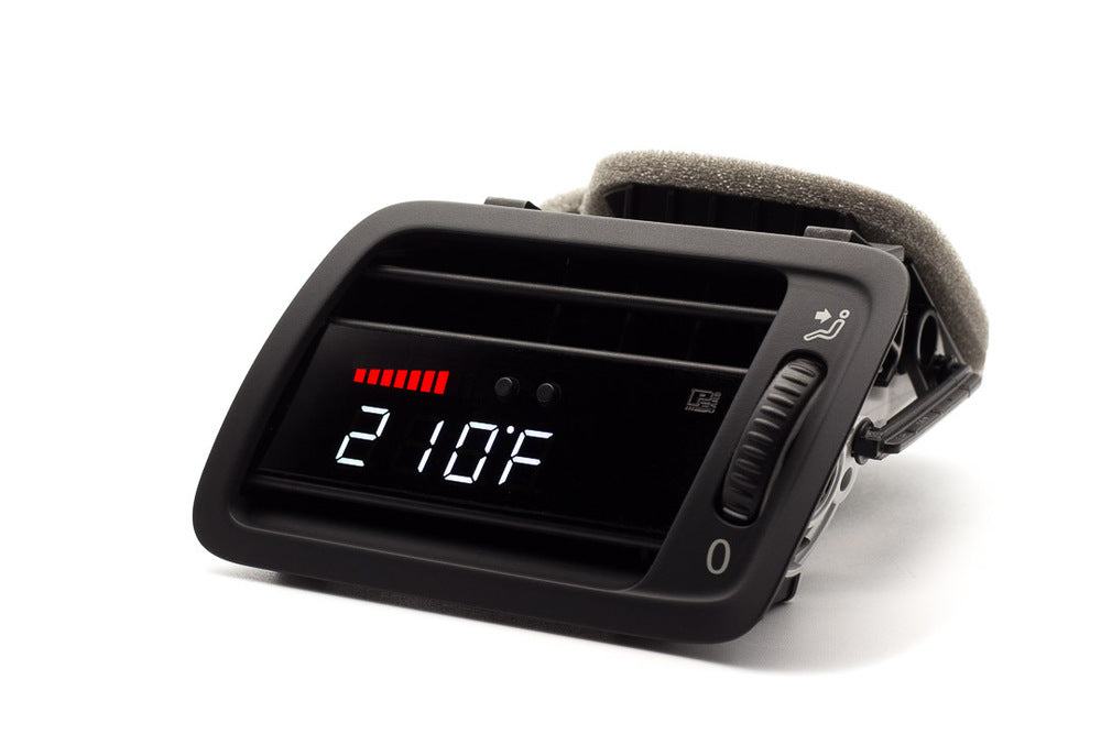 P3Cars V3 In-Vent OBD2/OBDII Digital Vent Pod Gauge - Turbo Boost, Scan Tool & Code Reader for VW Passat B6 3C & Volkswagen CC/Passat CC (2007-2017) | Plug & Play CANbus Multi Gauge OEM Fit Dash Air Vent Display