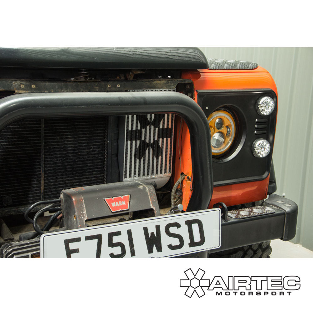 AIRTEC MOTORSPORT SIDE MOUNT INTERCOOLER UPGRADE FOR LAND ROVER 200TDI PLATFORM