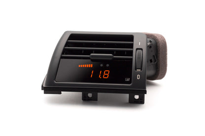 BMW E46 3 Series (1997-2006) P3 Analogue Vent Gauge/Multi Gauge – OEM-Style Integrated Vent Pod Display: Boost & Vacuum, Battery Voltage, 0–5V Inputs (AFR, Oil/Fuel Pressure, MAP) – Fits E46 & M3, Ideal for Turbo/Supercharger