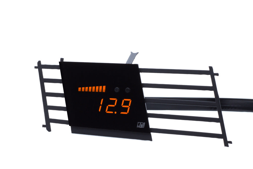 P3 Vent-Mount Analog Boost Gauge for BMW 5 Series E60/E61 (2003-2010) - Air Vent Pod Turbo Boost/Vacuum, Battery Voltage Voltmeter, OEM-Style Manifold/Charge Pressure, Dual 0-5V Sensor Inputs