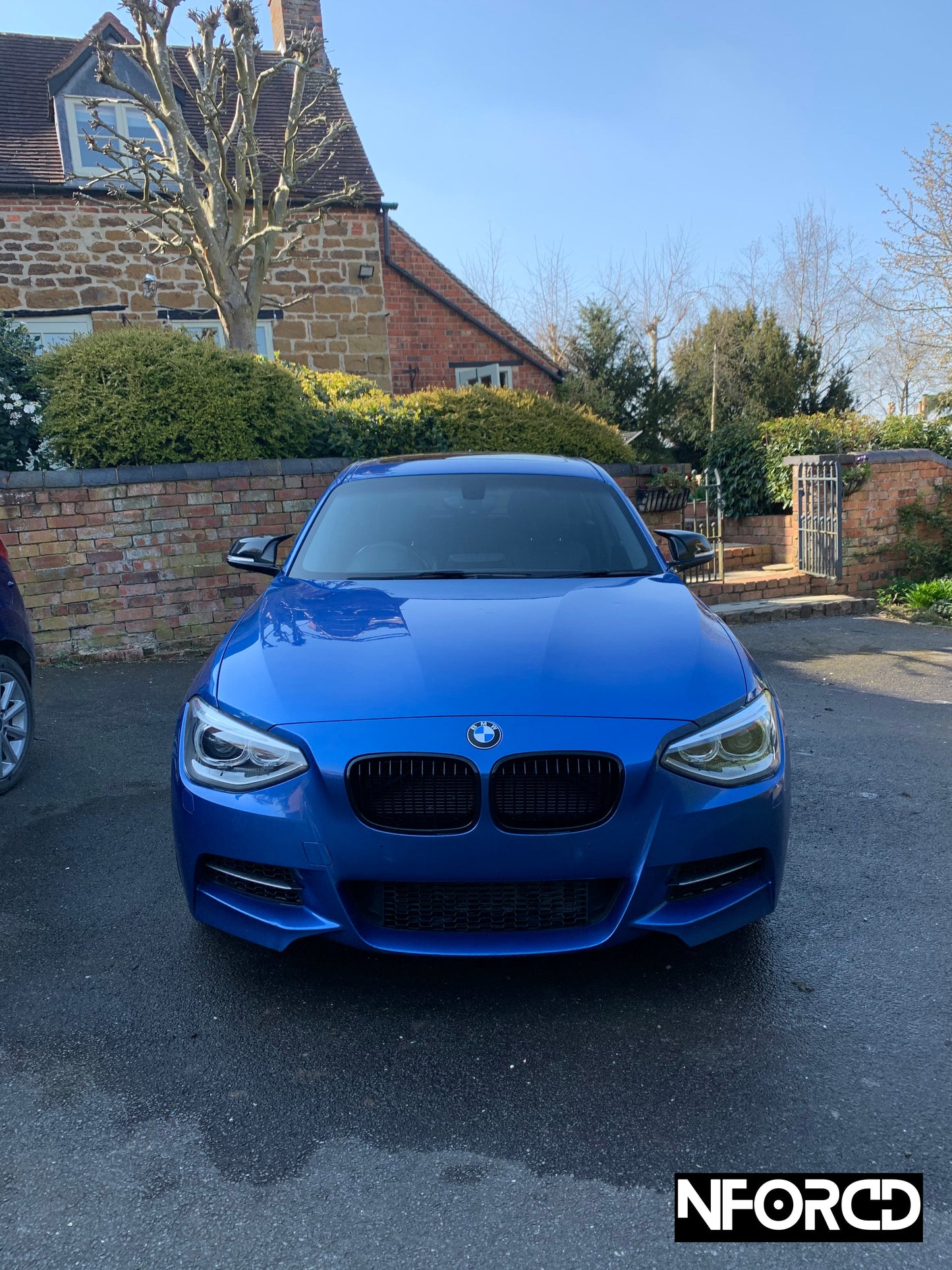 BMW 1 Series M135i Pre-Facelift Pre-LCI (F20/F21) Full Body Kit - Splitter, Side Skirts, Rear Spats, Rear Diffuser, Gloss Black Spoiler & Kidney Grilles, M Performance Style Mirror Covers - Direct Fit, No Paint, UK