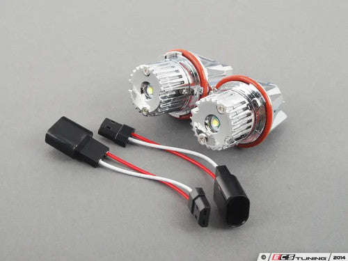 Ziza BMW Angel Eyes LED Replacement Bulbs 6000K Xenon White - Halo/Corona Ring DRL Upgrade, CANbus Error-Free, Pair - Fits E39 E53 E60 E61 E63 E64 E65 E66 E83 (5/6/7 Series, X3, X5)