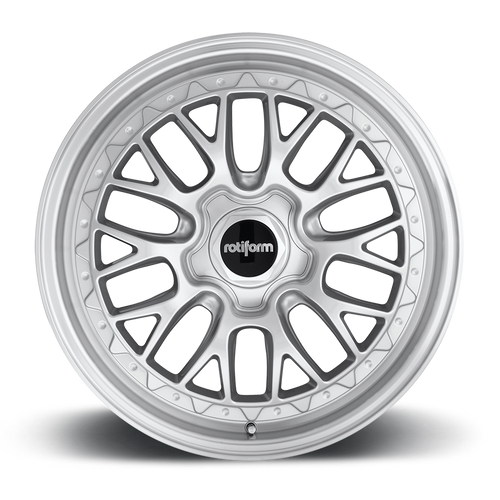 Rotiform LSR Cast 1 Piece Silver Alloys 19x8.5/19x10 Staggered