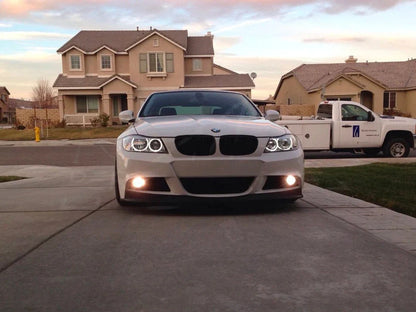 LUX V4 Angel Eyes LED Upgrade Kit for BMW 3 Series E90/E91 LCI 2009-2011 – 6000K Cool White Halo/Corona Ring DRL Marker Bulbs, 2000 Lumen, Plug & Play, Valeo Halogen Headlights, Cree LEDs, 15% Brighter Than V3