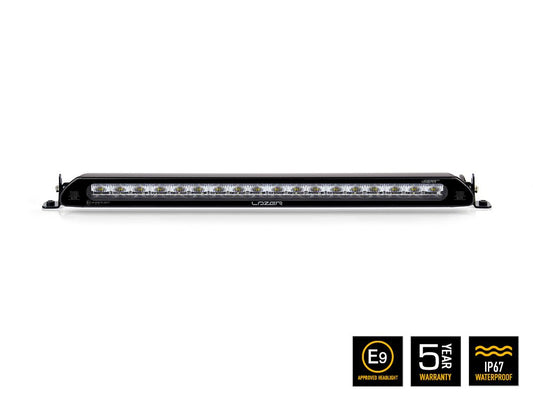 Lazer Lamps Linear-18 Elite LED Light Bar - Slim 40mm 532mm (21") Driving Light/Spot - 12,150 lm 5000K - ECE R112 E-Marked Road Legal - 12/24V - Auxiliary High Beam for 4x4 SUV Van Car - UK Made