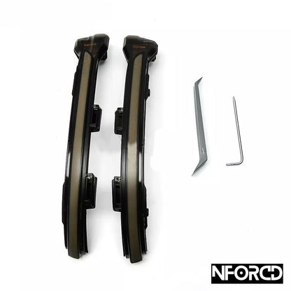 Volkswagen VW Golf MK7/MK7.5 Smoked Tinted LED Mirror/Side Indicators - Plug & Play Side Repeaters Upgrade (2012-2020)