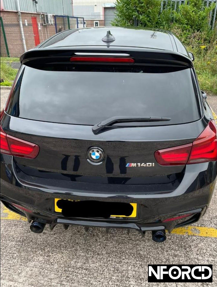 BMW 1 Series F20 F21 Rear Lip Spoiler – Gloss Black Boot Lip Tailgate Wing (2011-2019) Hatchback | OEM Style Trunk Lip for M Sport, M135i, M140i | F2x ABS Upgrade