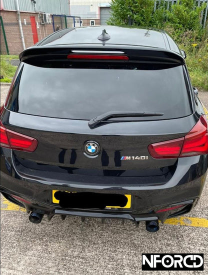 BMW 1 Series F20 F21 Rear Lip Spoiler – Gloss Black Boot Lip Tailgate Wing (2011-2019) Hatchback | OEM Style Trunk Lip for M Sport, M135i, M140i | F2x ABS Upgrade